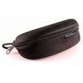 Flying Fisherman Flying Fisherman 7607 Sunglass Case; Zipper Shell With Clip Hook; Black 7607